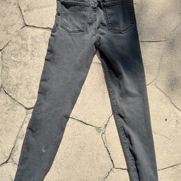 Zara Gray Distressed Denim Makers Skinny Jeans - Girls 11yrs - 12yrs - Picture 2 of 4